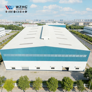 Nave Industrial Prefabricada de Alta Resistencia, Estructura Metálica, Centro de Distribución Comercial, Robusta, Resistente a Terremotos, Diseño OEM - Product Image 1