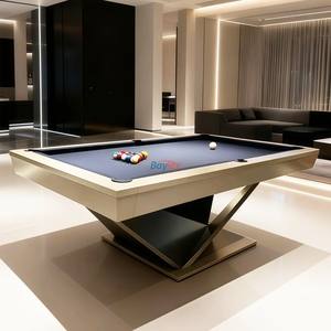 <span class=keywords><strong>Mesa</strong></span> <span class=keywords><strong>de</strong></span> <span class=keywords><strong>billar</strong></span> <span class=keywords><strong>3</strong></span> <span class=keywords><strong>en</strong></span> 1 <span class=keywords><strong>de</strong></span> madera maciza y pizarras <span class=keywords><strong>de</strong></span> tamaño estándar internacional, tamaño <span class=keywords><strong>de</strong></span> 9 pies, 8 pies y 7 pies con tenis <span class=keywords><strong>de</strong></span> <span class=keywords><strong>mesa</strong></span> y tapa <span class=keywords><strong>de</strong></span> comedor - Product Image 4