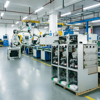 Appareillage de distribution d'énergie triphasé modulaire 630A, isolé au gaz SF6 12kV, prêt pour les réseaux intelligents, en coffret métallique, IP67, RMU