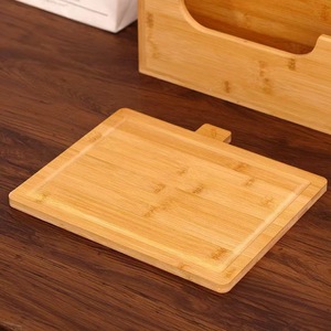 Bamboo Cutting Board <b>Set</b> 4-Piece Rectangular Wood For Kitchen Food Prep - Product Image 3