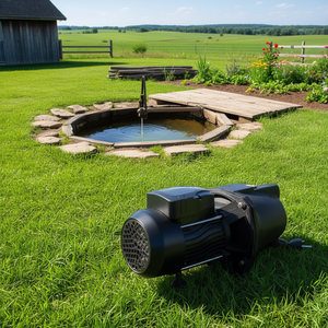 Pompe à eau à jet 1HP 10,57 GPM 216 pieds 110 V/60 Hz pour puits peu profond et profond, pour l'approvisionnement en eau douce et l'utilisation en jardin - Product Image 2