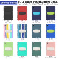 Funda personalizada de silicona a prueba de golpes para tableta, triple capa, Combo Defender Armor, funda para tableta con soporte para Tab A7