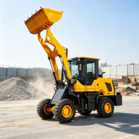 4-Tonnen-42KW-Radlader mit Stabiler Leistung, 4WD-Frontlader für Kommunale Baustellen und Landwirtschaftliche Materialhandhabung