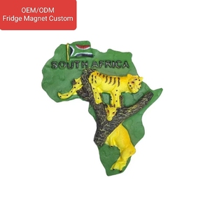 Aimant de réfrigérateur en résine 3D personnalisé, aimant de réfrigérateur de l'<span class=keywords><strong>Afrique</strong></span> <span class=keywords><strong>du</strong></span> <span class=keywords><strong>Sud</strong></span> avec carte, motif léopard et drapeau, souvenir <span class=keywords><strong>touristique</strong></span>, cadeau promotionnel - Product Image 1