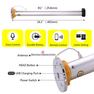 Raex Tubular <strong>Motor</strong> TQL25 Modern <strong>Roller</strong> <strong>Motor</strong> Light Grey Electric <strong>Roller</strong> Blind <strong>Motor</strong> Motorized <strong>Roller</strong> Blinds - Product Image 2