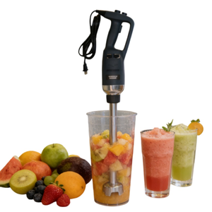 Mixeur plongeant commercial haute puissance 500W avec longue tige en acier inoxydable pour aliments en vrac - Product Image 2