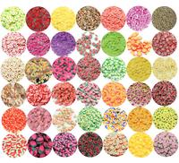 Hot Selling Polymeer Klei Fruit Slice Perzik Oranje Citroen Aardbei Oranje Hagelslag Voor Nail Art Slijm Speelgoed Accessoires