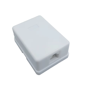 Boîtier de surface étanche 6P4C 6P2C 1 port 2 ports double <span class=keywords><strong>prise</strong></span> RJ11, boîtier simple à rosette, boîtier téléphonique - Product Image 4