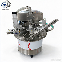 Remplisseuse et Bouteuse Rotative Semi-Automatique de Sachets Doypack à Bec Verseur, Moteur de Pompe, Remplissage de Liquides de Haute Précision pour Boissons, Lait, Bière, Aliments (Modèle de Bureau)