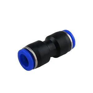 6/8/10/12/14/16 mm Straight Connector Fitting Push Air Pneumatic for Garden Water Sprayer Misting System Irrigation