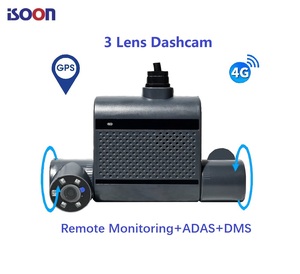 กล้องติดรถยนต์อัจฉริยะ AI 4G LTE กล้องติดรถยนต์3ช่อง GPS กล้องติดรถยนต์ DVR 4G พร้อ<span class=keywords><strong>ม</strong></span>ระบบติดตามแบบสด - Product Image 1