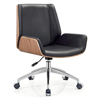 Fauteuil de bureau exécutif VIP présidentiel contemporain luxueux en cuir avec un design confortable