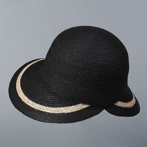 2025 New Arrival Raffia Straw Sunshade Hat Elegant Wide Brim <b>Sunscreen</b> Holidays Casual Straw Sombrero Hat - Product Image 6