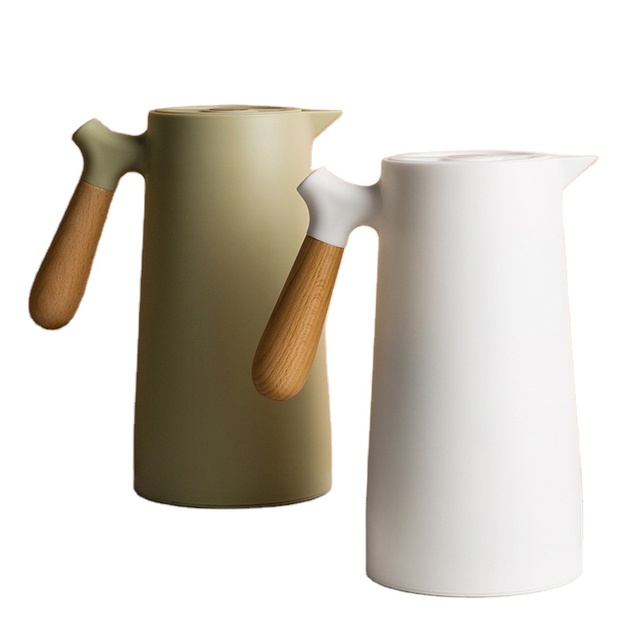 1000ML Insulated Coffee Pot Household Hot Water Kettle Vacuum Glass Liner Manufacturer Wholesale Kettle