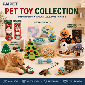 PAIPET Baguette de <span class=keywords><strong>chat</strong></span> de Noël, jouet en peluche sur corde avec clochette dans un coffret cadeau, jouet interactif pour <span class=keywords><strong>chat</strong></span> d'intérieur, vente en gros - Product Image 5