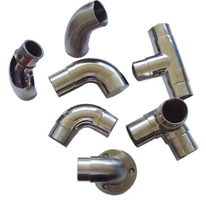 ZD pièces d'<span class=keywords><strong>escalier</strong></span> en acier inoxydable 316 304 estampage coulée connecteur de Tube rond coude de raccord de tuyau à 90 degrés avec douille soudée - Product Image 2