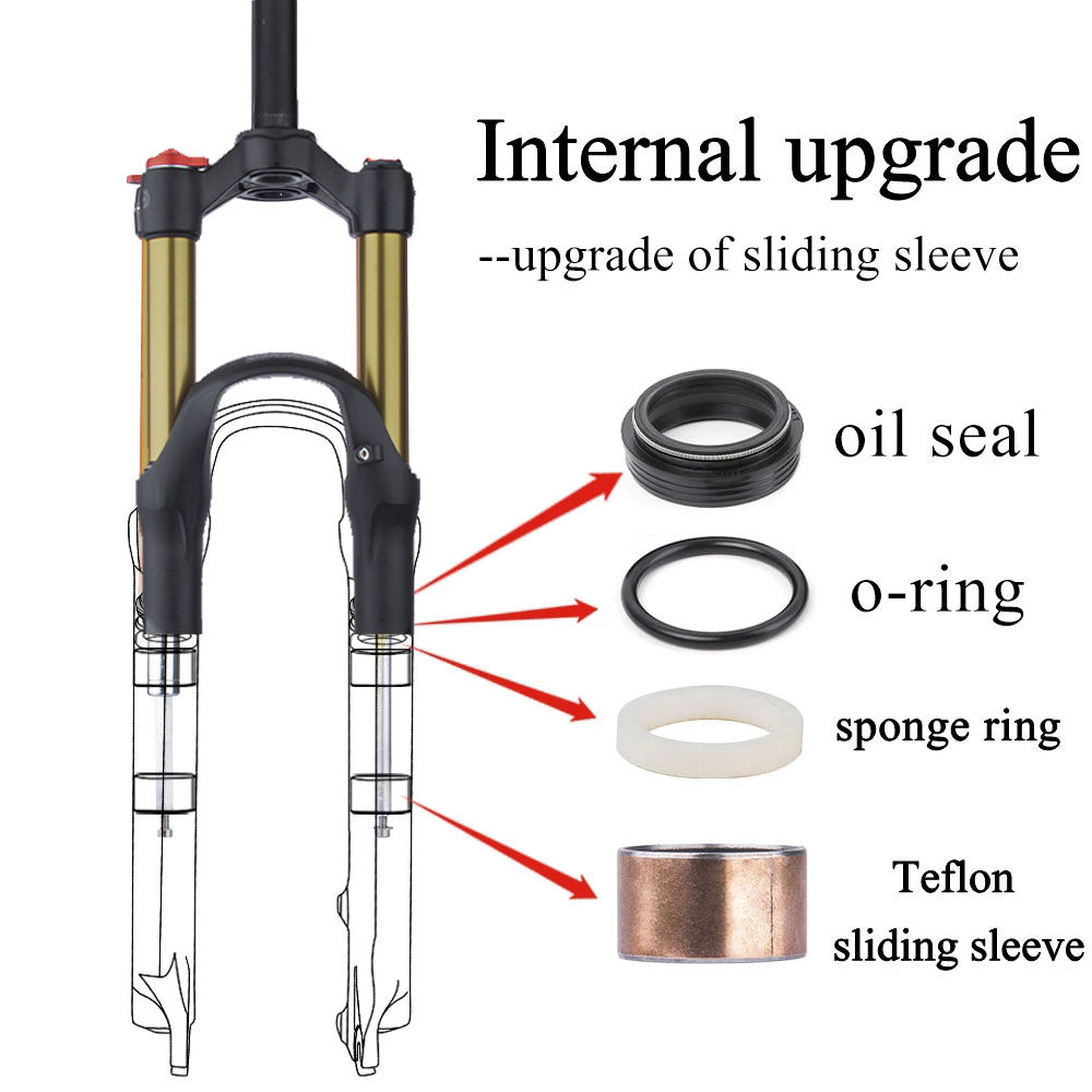 BOLANY 120mm Travel MTB Air Front Fork for XC Full Suspension Bikes