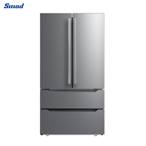22.5 Cuft Home E Star Black Stainless Steel French Door <b>Refrigerator</b> - Product Image 5