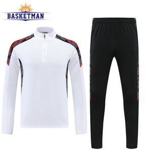 Ensemble de survêtement de football personnalisé de haute qualité pour l'équipe de football, pour l'hiver et l'automne, comprenant une veste avec impression du nom pour adulte - Product Image 4