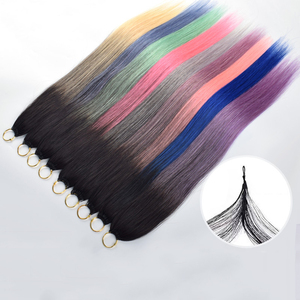 Extensiones vírgenes europeas FYD, tienda en línea, fabricación de <span class=keywords><strong>Estenciones</strong></span> humanas, extensión de cabello de plumas Remy, cabello de ganchillo 100 humano - Product Image 6