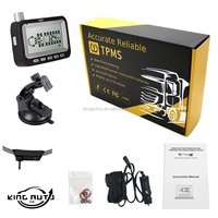 Sistem Monitor Tekanan Ban KA-03, TPMS Digital truk, Sensor ikat, sistem pemantau tekanan ban, peringatan Alarm ban untuk IOS Android 2.4GHz 6 roda