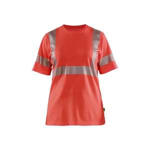 Blaklader-350225375500XXL เสื้อยืด Hi-Vis ของผู้หญิงสีแดง-EAN 7330509881569 HI-VIS Workwear - Product Image 1