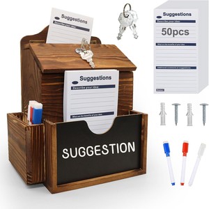 Venta al por mayor de madera de <span class=keywords><strong>pino</strong></span> personalizada estilo religioso urna de madera con sugerencias de donación - Product Image 2
