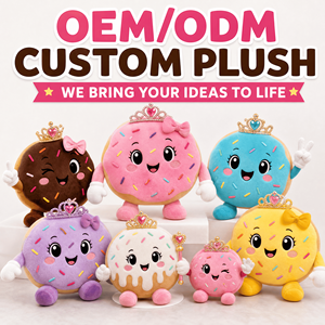 Peluche de Donut Personalizado con Forma de Mascota, Logotipo Personalizado, OEM, ODM, Juguete de Peluche, Regalo Promocional - Product Image 2