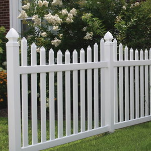 <span class=keywords><strong>Fancy</strong></span> PVC hàng rào dễ dàng lắp ráp tùy chỉnh đường sắt phẳng hàng đầu vườn hàng rào tấm - Product Image 5