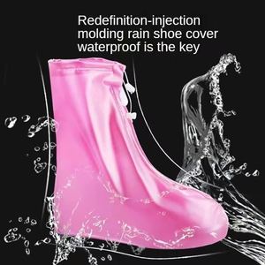 Wholesale Maxfree Men/Women's Waterproof Rain <b>Boot</b> <b>Covers</b> 1 Pair Sports Use Wear-Resistant Thick Anti-Slip Silicone/PVC Material - Product Image 5