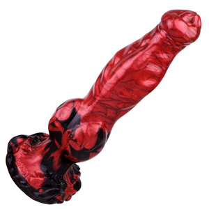 Fantasy Dildo Dog Series <span class=keywords><strong>Rafael</strong></span> Consolador de silicona con ventosa/Tapón anal femenino Juguete sexual de sensación realista - Product Image 3