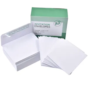 A2 A6 A7 Chinese manufacturer factory envelope custom paper envelope with self adhesive peel and seal