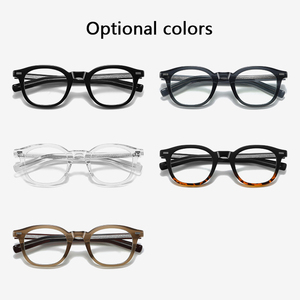 Tùy chỉnh hợp thời trang chất lượng cao Phụ nữ người đàn ông thời trang độc đáo đinh tán phong cách <span class=keywords><strong>Eyewear</strong></span> TR90 khung chống ánh sáng màu xanh kính quang học - Product Image 5