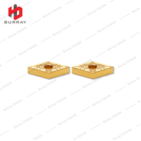 Dnmg1504 DNMG150404-MM 55deg Rhombic Insert untuk Pemotongan Semi-finishing pada Baja dengan Lapisan CVD
