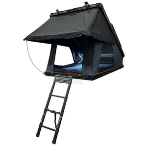 Oem Single Roof Top Tent Triangle Car Offroad Luxury Outdoor Camping Waterproof Awning Car Rooftop Tent Hard Shell With Ladder - Product Image 5
