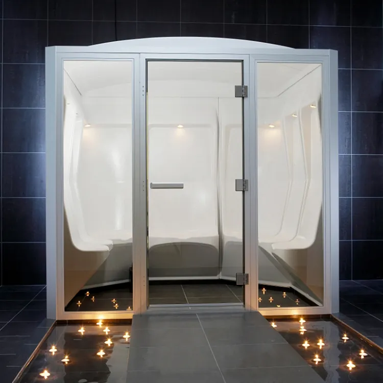 Spa Sauna Dampfduschraum für 6 Personen Badewanne Dampfraum im Freien