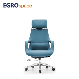 EGROspace Comfortable Wheel Boss Conference Ergonomic Supplier Visitor Office Leather <strong>Chair</strong> - Product Image 3