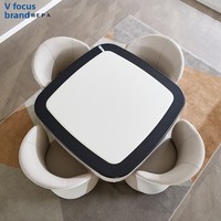 Table de Mahjong Automatique Moderne Flamenco pour Usage Domestique, en Plastique Effet Cachemire Crème, Électrique, Silencieuse, Haut de Gamme, Luxueuse, pour le Divertissement