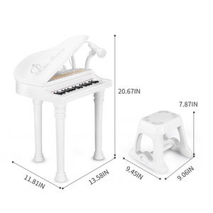 Piano électronique multifonctionnel 31 touches série Princesse, édition <span class=keywords><strong>musique</strong></span> et lumières pour l'éveil musical - Product Image 3
