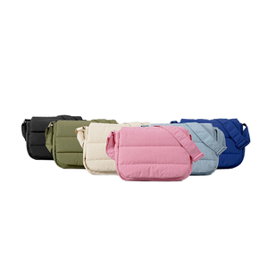 Nuovissima borsa a tracolla leggera in Nylon a tracolla da uomo e da donna alla moda piumata con Design piccolo borsa a tracolla gonfia - Product Image 1