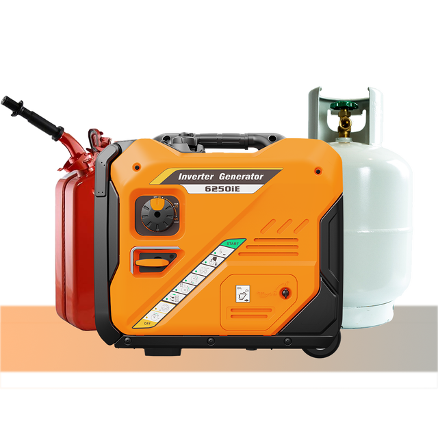Factory Wholesale 5 KW 5.5kva Silent Dual Fuel Inverter GAS Propane Butane Generator Home 6kw LPG/GAS Electric Generator
