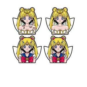Pegatina personalizada lenticular 3D de Sailor moon para notebook, pegatinas para puerta de <span class=keywords><strong>coche</strong></span>, Anime - Product Image 1