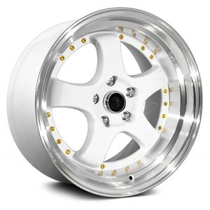 Nouvelles jantes en alliage après-vente JUWA <span class=keywords><strong>5x100</strong></span> 114.3 120 de 17, 18 et 19 pouces à lèvre profonde polie pour voitures particulières Infiniti Q50 Q60 GTR - Product Image 2