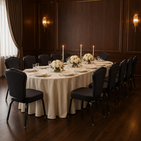 Chaise de banquet noire élégante pour hôtel, prix d'usine, pour événements de mariage, fournisseur