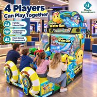 Machine de jeu d'arcade certifiée CE, Magic Amusement, défi au pistolet à eau Nai Long Dragon pour 4 joueurs, vente directe du fabricant