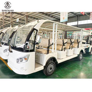 Navette touristique électrique de luxe à sortie d'usine 14-20 places, certifiée CE, à bas <span class=keywords><strong>prix</strong></span> - Product Image 5