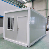 Contenedor de Oficina Prefabricado, Modular, Portátil, Reutilizable, Resistente al Fuego, Transpirable, Cuadrado, de 20 pies, Diseño Chino