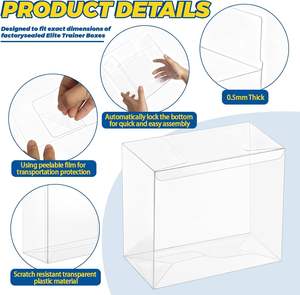 Nuevo Estuche Protector de Acrílico para Tarjetas TCG, a Prueba de Polvo, Transparente, para Exhibición de Cartas Coleccionables - Product Image 5