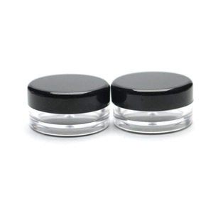 5G de la muestra redondas vacías envases cosméticos con tapa de plástico contenedor marihuana frascos para cremas esmalte de uñas labio bálsamo de labio brillo- - Product Image 5