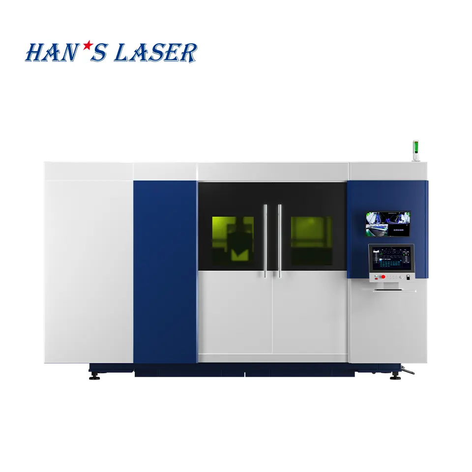 Hans Laser New 2022 Stainless Steel Carbon Steel Iron Metal Processing Cnc Fiber Laser Cutting Machine for Building Material
